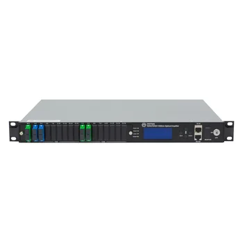 Оптический усилитель VERMAX для сетей КТВ, 2 входа, 4*18dBm выход, CWDM 1310/1490/1550, RT1, 1U